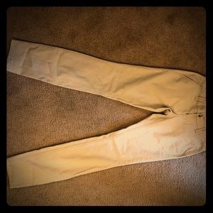 Low rise skinny khakis